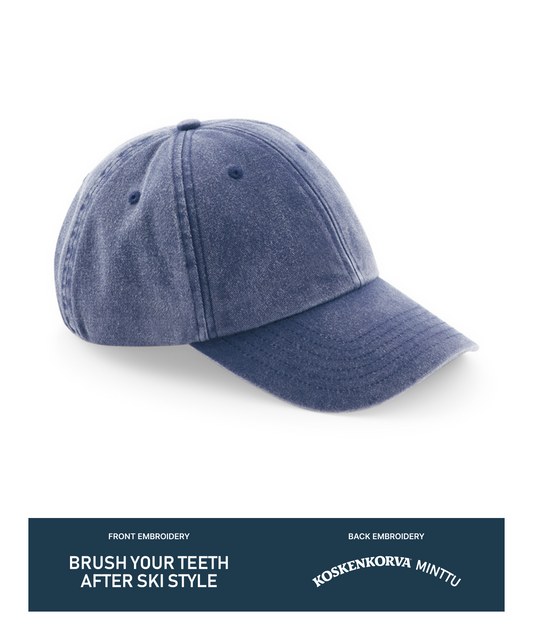 Cap / Low profile vintage / Blue